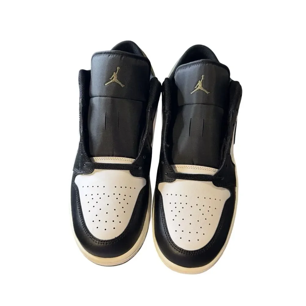 Nike Air Jordan 1 OG Low Black Toe Medium Olive Green 553558-092 Mens 12 NWB